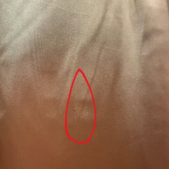 Size 3R TORRID Wide Leg Satin High Rise Pant (SLIGHT DAMAGE read description) - Picture 5 of 8